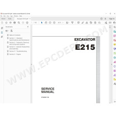 New Holland Hydraulic Excavator E215 service manual
