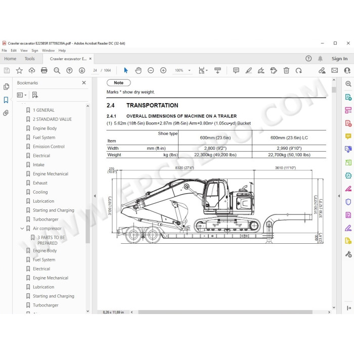 New Holland Excavator E225BSR E225BSRLC service manual