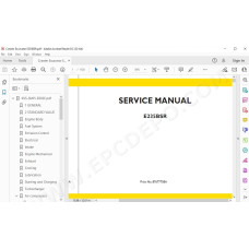 New Holland Excavator E235BSR E235BSRLC E235BSRNLC service manual
