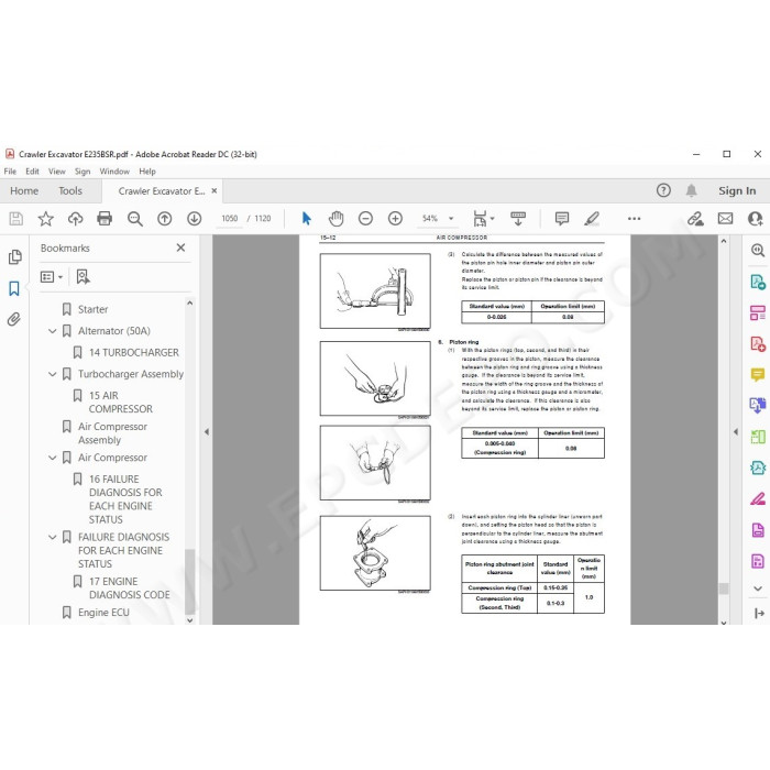 New Holland Excavator E235BSR E235BSRLC E235BSRNLC service manual