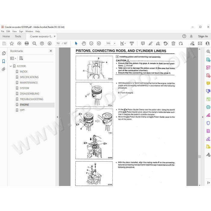 New Holland Excavator E235SR service manual