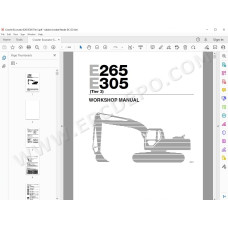 New Holland Excavator E265 E305 Tier 3 service manual