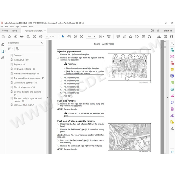 New Holland Excavator E385C E405C Evo Tier 3 service manual