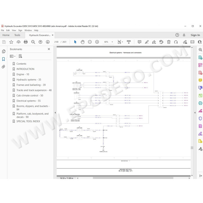 New Holland Excavator E385C E405C Evo Tier 3 service manual
