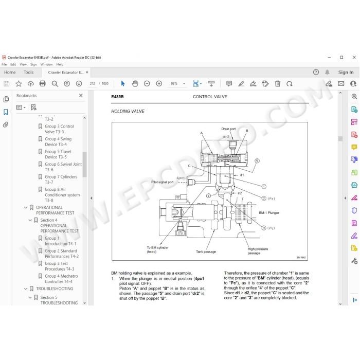 New Holland Excavator E485B service manual