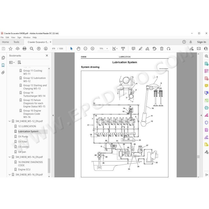 New Holland Excavator E485B service manual