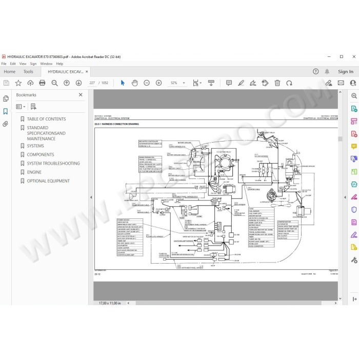 New Holland Midi Hydraulic Excavator E70 service manual