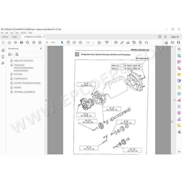 New Holland Midi Hydraulic Excavator E70 service manual