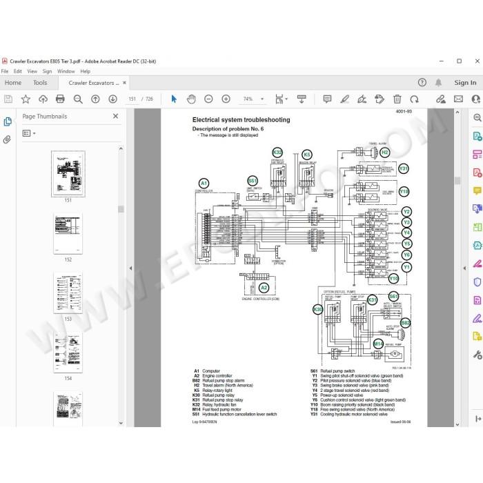 New Holland Excavator E805 Tier 3 service manual