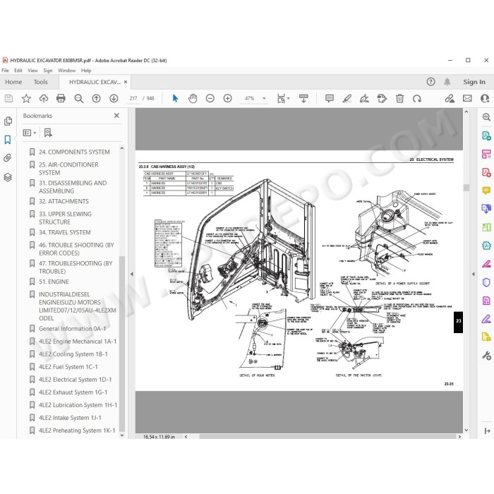 New Holland Hydraulic Excavator E80BMSR E80MSR service manual