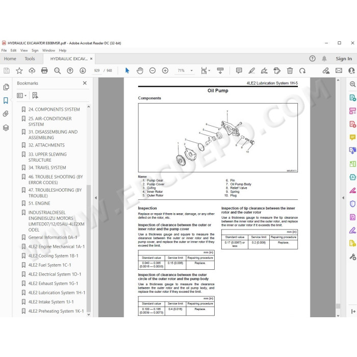 New Holland Hydraulic Excavator E80BMSR E80MSR service manual