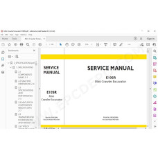 New Holland Mini Excavator E10SR service manual
