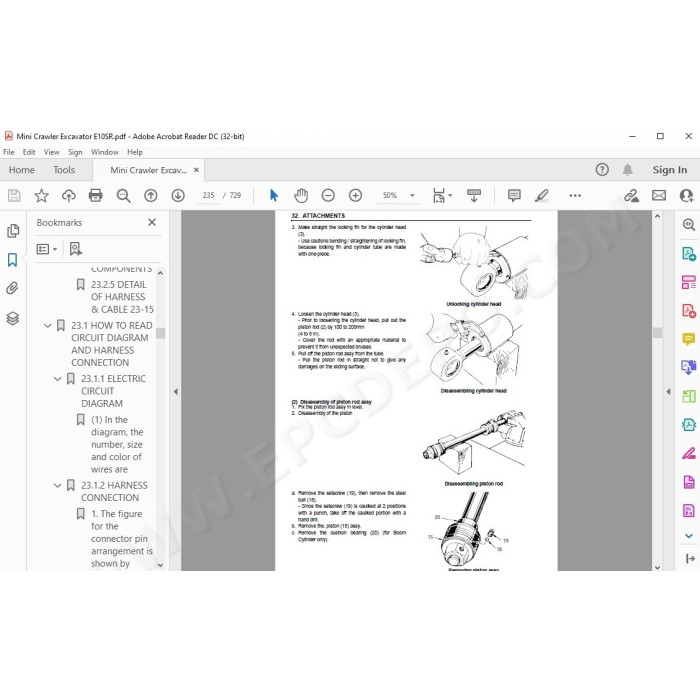 New Holland Mini Excavator E10SR service manual