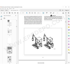 New Holland Mini Excavator E16 E18 service manual