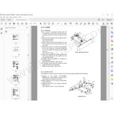 New Holland Mini Excavator E18SR service manual