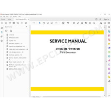 New Holland Mini Excavator E35B E39B SR service manual