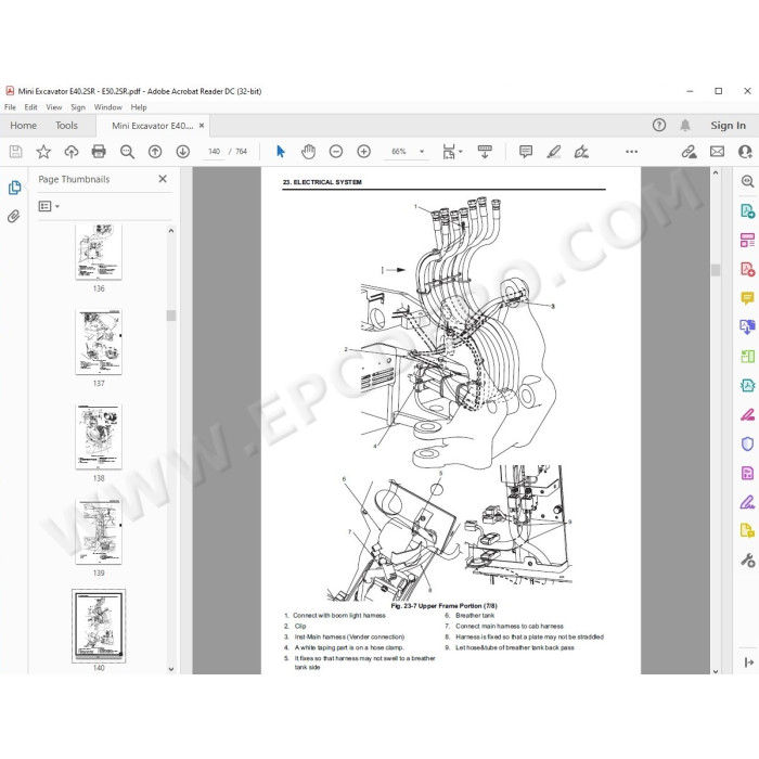 New Holland Mini Excavator E40.2 E50.2 SR service manual