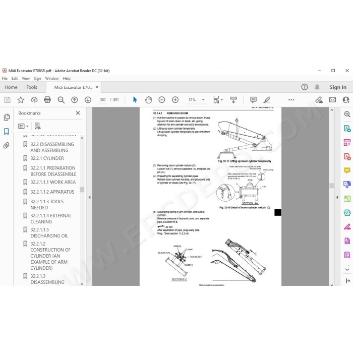New Holland Midi Excavator E70BSR service manual