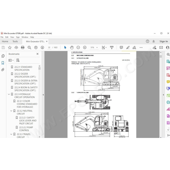 New Holland Midi Excavator E70SR service manual