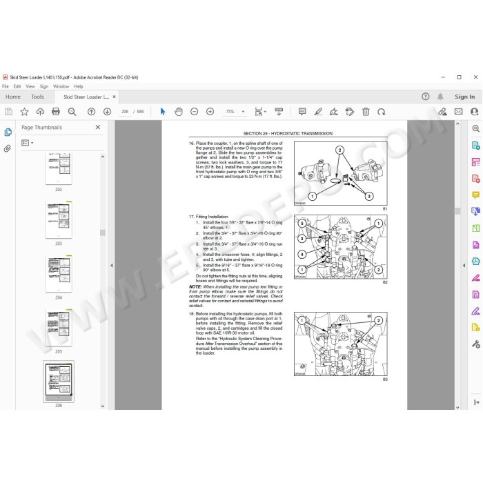 New Holland Skid Steer Loader L140 L150 service manual