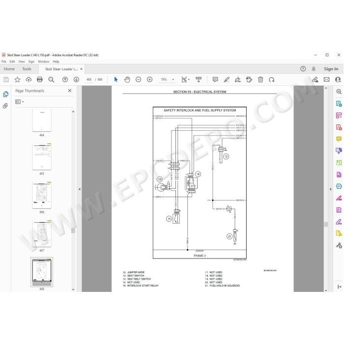 New Holland Skid Steer Loader L140 L150 service manual
