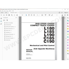 New Holland Skid Steer Loader L180 L185 L190 C185 C190 service manual