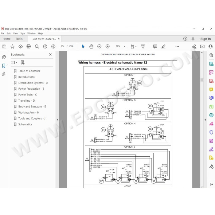 New Holland Skid Steer Loader L180 L185 L190 C185 C190 service manual