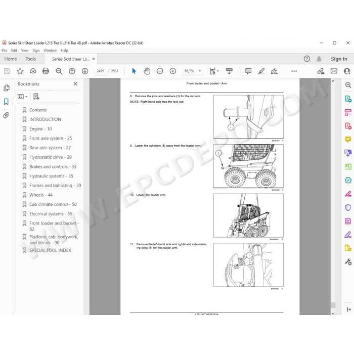 New Holland Skid Steer Loader L213 Tier 3 L216 Tier 4B service manual