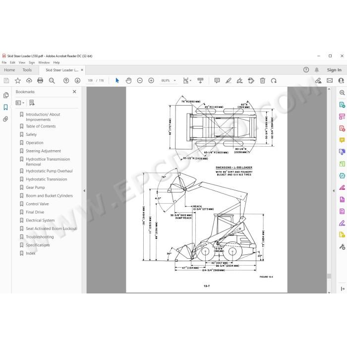 New Holland Skid Steer Loader L550 service manual