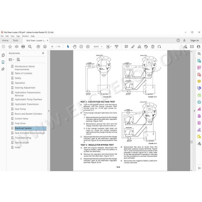 New Holland Skid Steer Loader L550 service manual