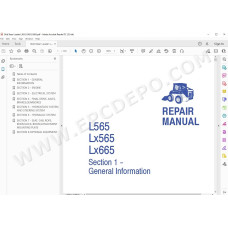 New Holland Skid Steer Loader L565 Lx565 Lx665 service manual