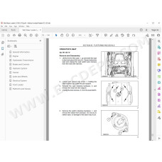 New Holland Skid Steer Loader LS120 LS125 service manual