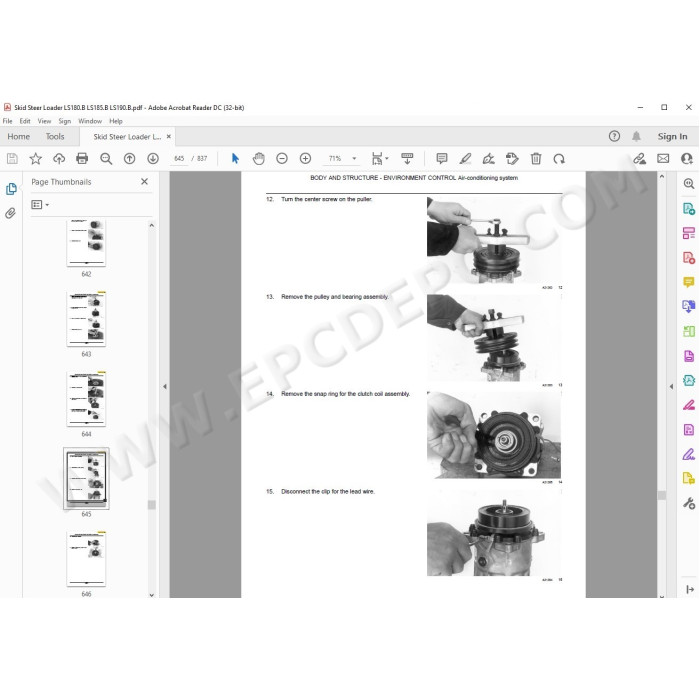 New Holland Skid Steer Loader LS180.B LS185.B LS190.B service manual