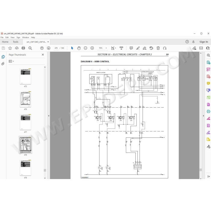 New Holland Telescopic Handler LM1340 LM1343 LM1345 LM1443 LM1445 LM1743 LM1745 Turbo service manual