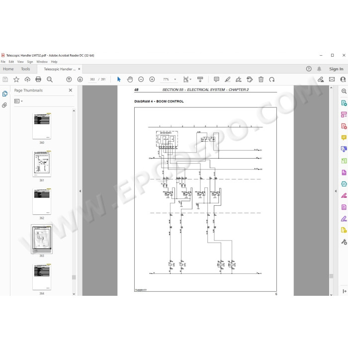 New Holland Telescopic Handler LM732 service manual