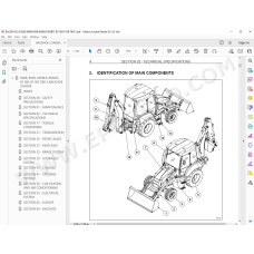 New Holland Backhoe Loader B90B B95B B95BLR B95BTC B110B B115B Tier 3 service manual
