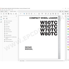New Holland Wheel Loader W50TC W60TC W70TC W80TC service manual
