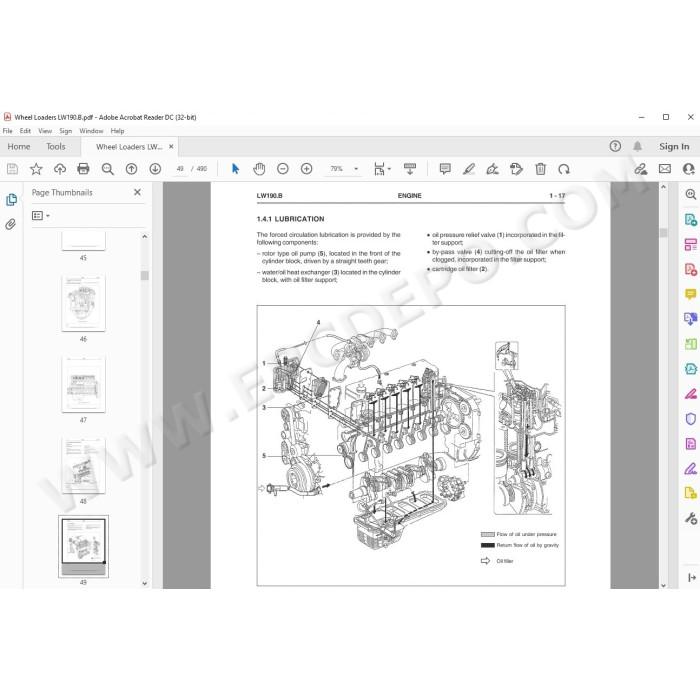New Holland Wheel Loader LW190.B service manual