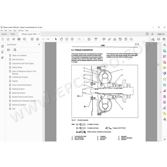 New Holland Wheel Loader LW90 service manual