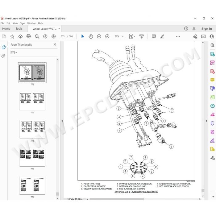 New Holland Wheel Loader W270B service manual
