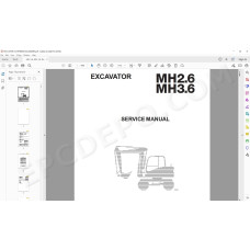 New Holland Wheeled Excavator MH2.6 MH3.6 service manual