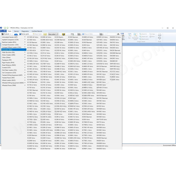 Volvo Prosis 01.2023 Construction EPC parts catalog + service