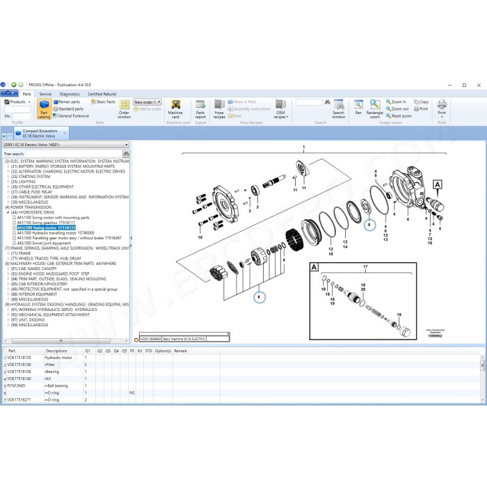 Volvo Prosis 01.2023 Construction EPC parts catalog + service