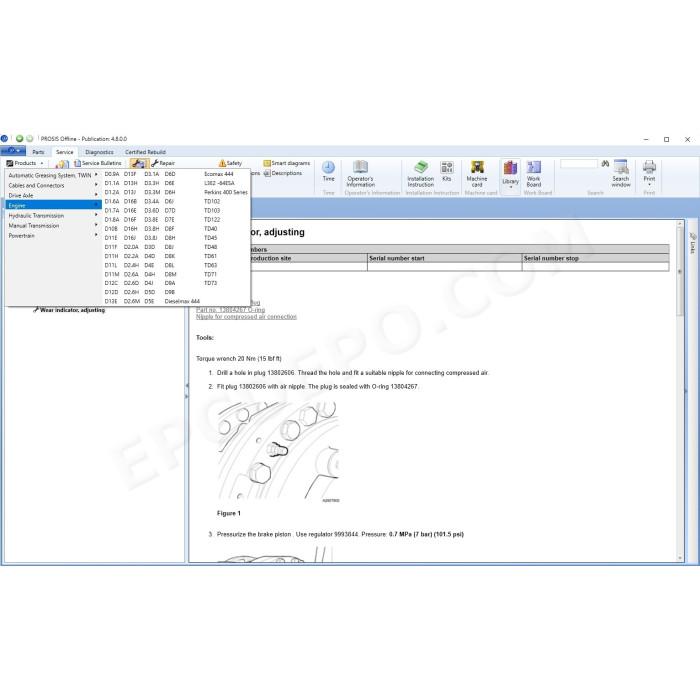 Volvo Prosis 02.2026 Construction EPC parts catalog + service