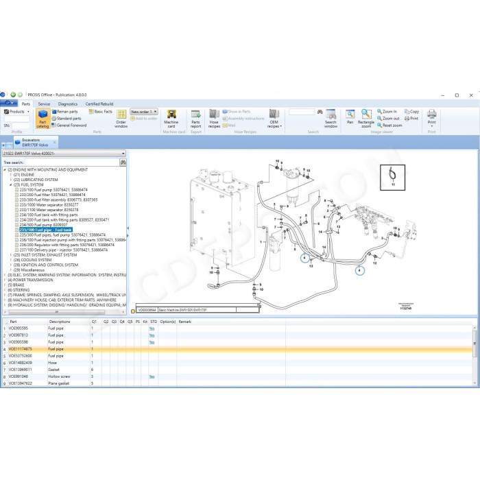 Volvo Prosis 02.2026 Construction EPC parts catalog + service