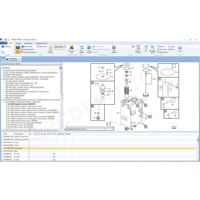 Volvo Prosis 02.2026 Construction EPC parts catalog + service