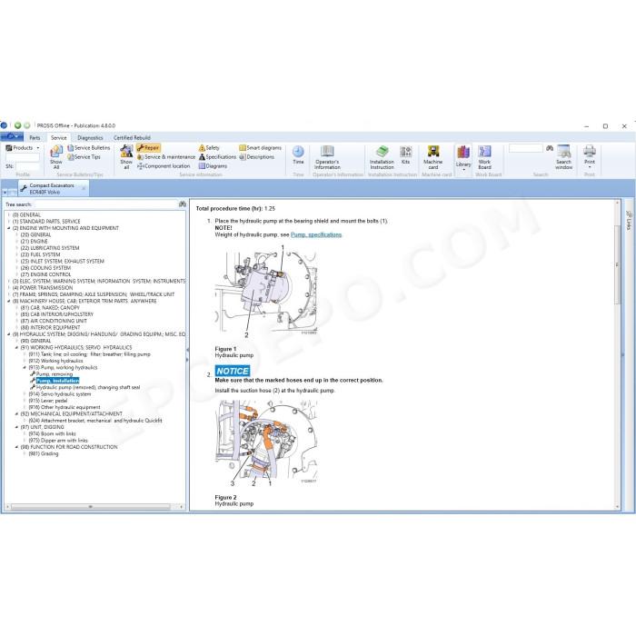 Volvo Prosis 02.2026 Construction EPC parts catalog + service