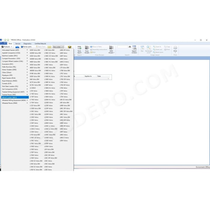 volvo prosis construction epc parts service repair catalog 2025