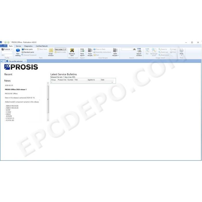 Volvo Prosis 09.2026 Construction EPC parts catalog + service