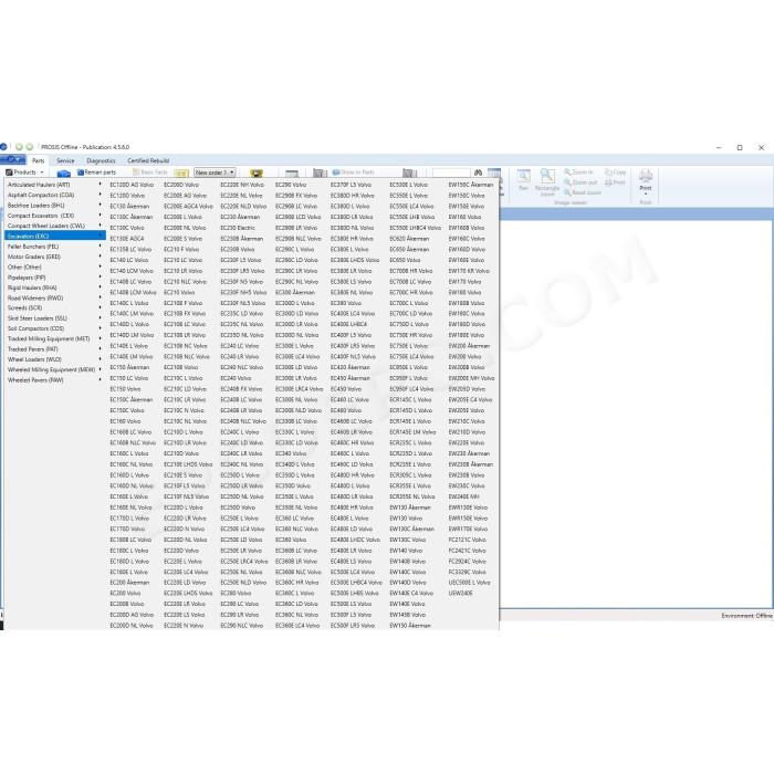 Volvo Prosis 09.2026 Construction EPC parts catalog + service